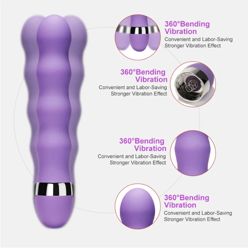 Multi-speed G Spot Vagina Vibrator Clitoris Butt Plug Anal Erotic Goods Products Sex Toys for Woman Men Adults Female ZD0444